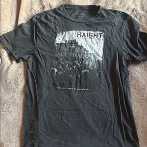 Vintage Haight Black Graphic T-Shirt